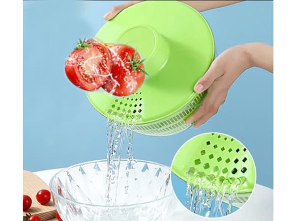 Salad Spinner / Salladslunga - Torka sallad efter sköljning