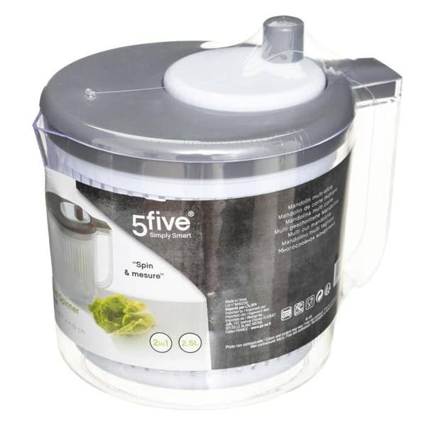 Kökstillbehör - 5five - Liten vridare - 2,5 L - Grå - Vev med gradering