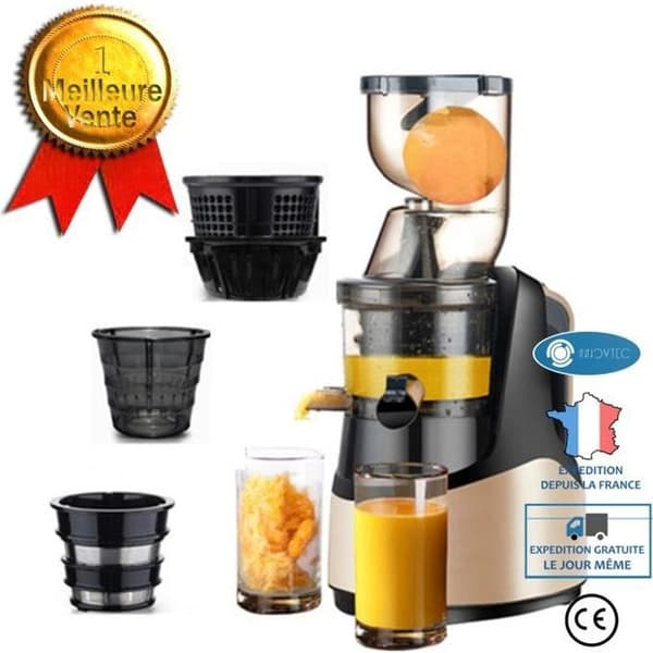 INN® Juice Machine Filterlös Juicer Multifunktion Juice Extractor Automatisk separering av grönsaks- och fruktjuice
