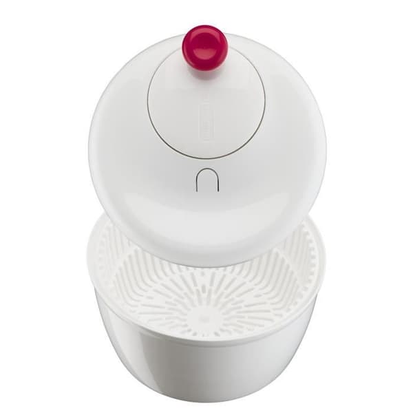 MOULINEX klassisk salladssnurra, kapacitet 5 l, stoppknapp, kompatibel med diskmaskin, tillverkad i Frankrike K1010114