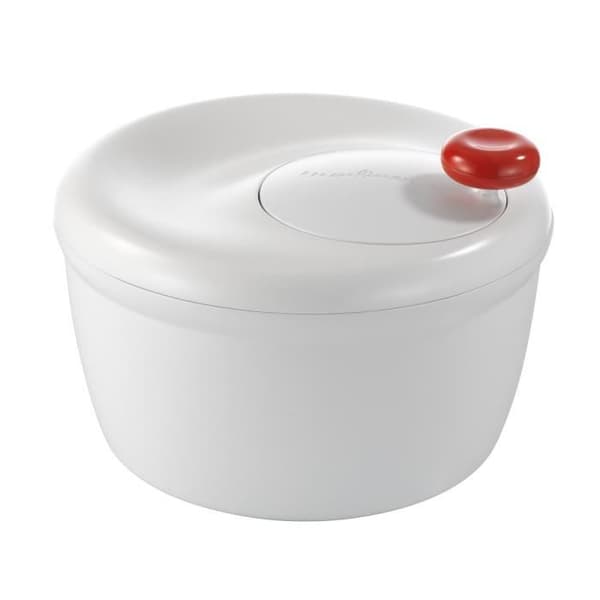 MOULINEX klassisk salladssnurra, kapacitet 5 l, stoppknapp, kompatibel med diskmaskin, tillverkad i Frankrike K1010114