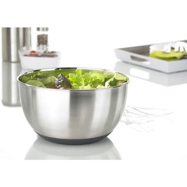 Salladssnurra - EMSA - D: 26,5 cm - 4,5 L - Rostfritt stål - Halkfri bas
