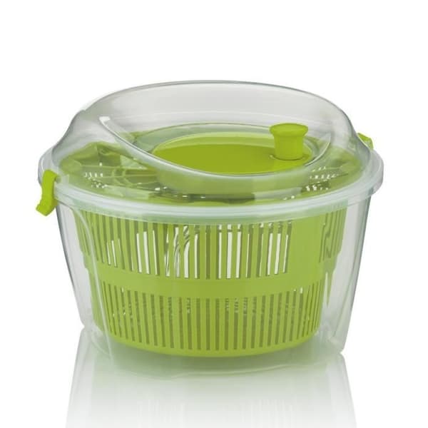 Kela 11906 Mailin Salladsillare Plast Grön 24,5 x 24,5 x 17,5 cm: Kök & Hem