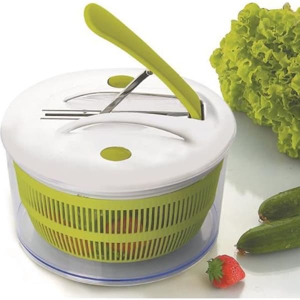 Salad Spinner - Ibili - 783016 - Plast av hög kvalitet - Diskmaskinssäker