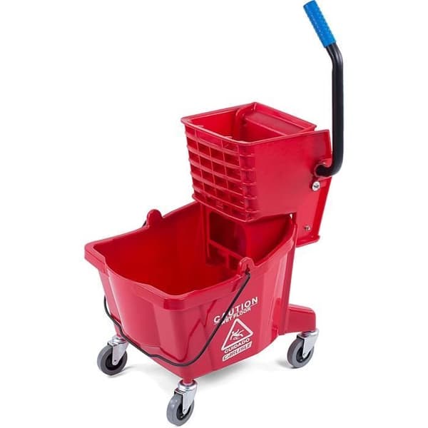 Carlisle Kärl med Franges Commercial med sidopressningsmaskin, kapacitet 26 liter, Röd