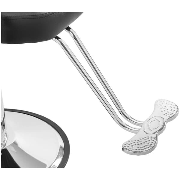 physa Frisörstol - Huvud- och T-fotstöd - 52 - 64 cm - 150 kg - tiltbart - svart