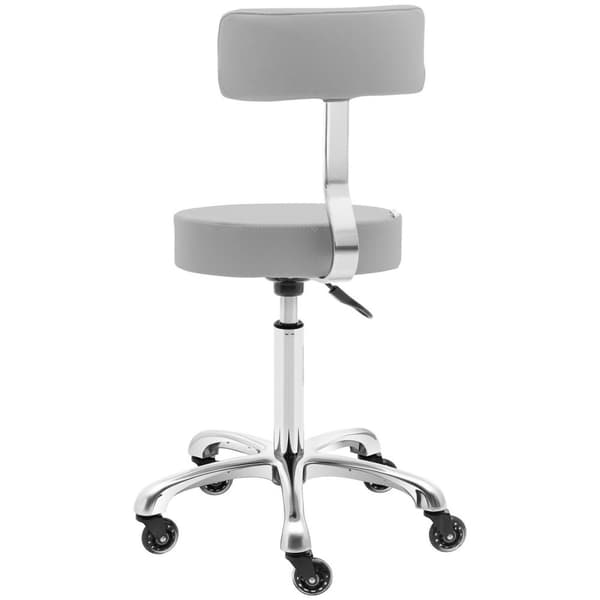 physa Rullpall med ryggstöd - 540–720 mm - Ljusgrå