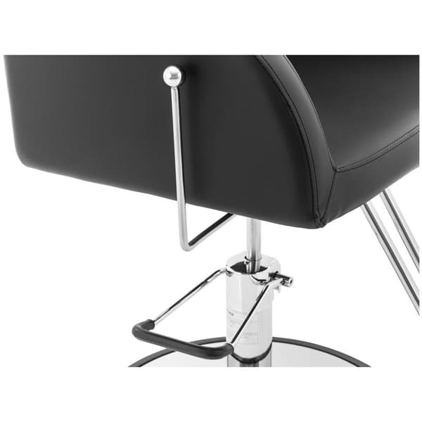 physa Frisörstol med fotstöd - 920–1070 mm - 200 kg - Svart, Silver