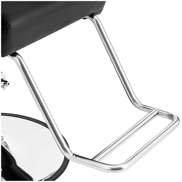 physa Frisörstol med fotstöd - 990–1140 mm - 200 kg - Svart, Silver