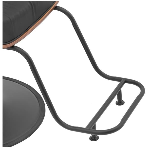 physa Frisörstol med fotstöd - 830–960 mm - 200 kg - Svart