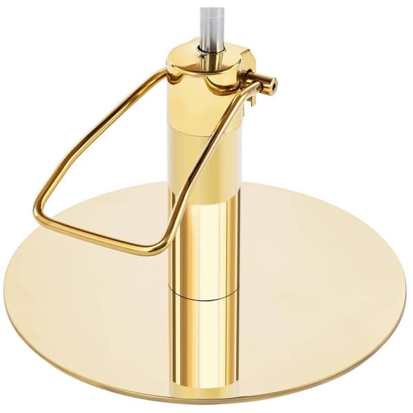 physa Frisörstol med fotstöd - 870–1020 mm - 200 kg - Cremefärgad / Golden