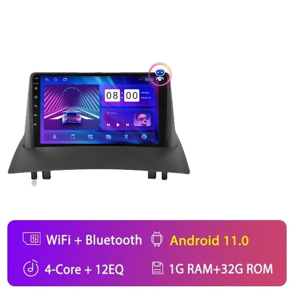 Bilradio, Android 12, Carplay, T3L max-fan-cam