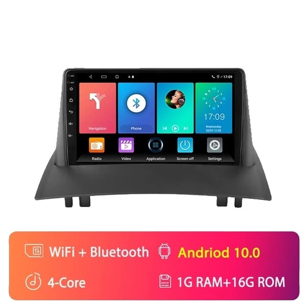 Bilradio, Android 12, Carplay, T3L max-fan-cam