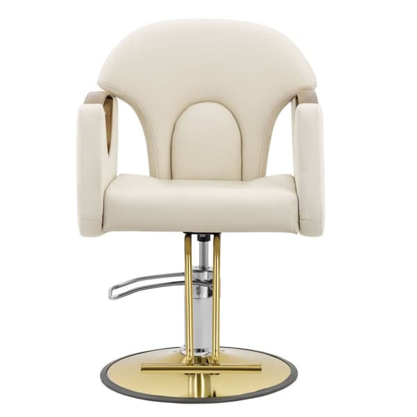 physa Frisörstol med fotstöd - 55–65 cm - 180 kg - Beige