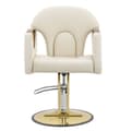 Miniatyrbild 5 av 6: physa Frisörstol med fotstöd - 55–65 cm - 180 kg - Beige