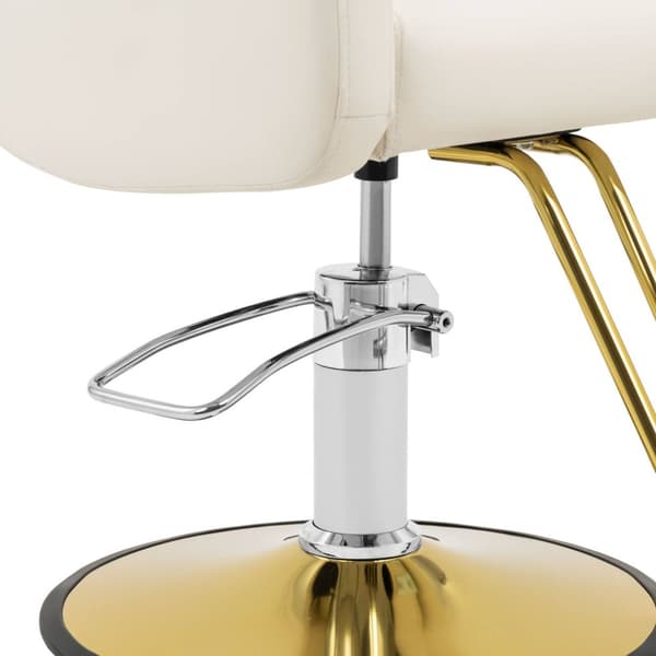physa Frisörstol med fotstöd - 55–65 cm - 180 kg - Beige