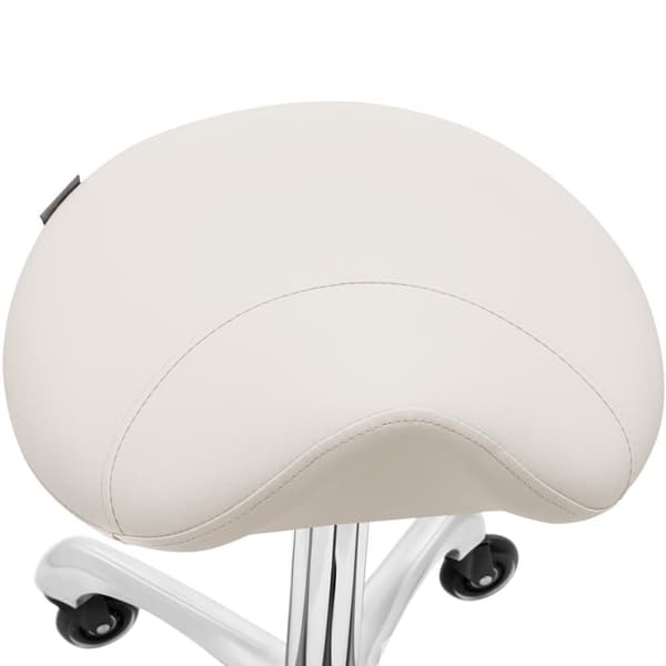 Satula kosmeettinen jakkara pyörillä York jopa 150 kg beige