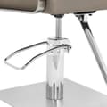 Miniatyrbild 2 av 6: physa - Frisörstol med fotstöd - 50–66 cm - 200 kg - Beige / silver