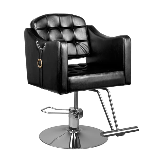 Hair System frisörstol 0-90 svart