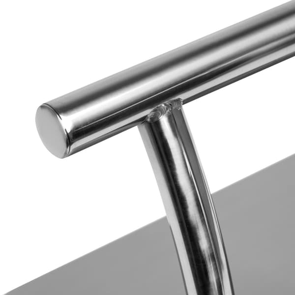 Gabbiano frisörfotstöd L005S silver