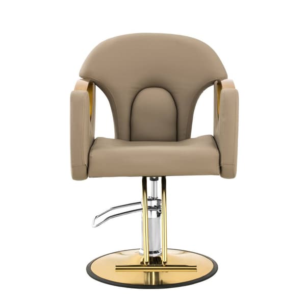 physa - Frisörstol med fotstöd - 55–65 cm - 180 kg - Beige