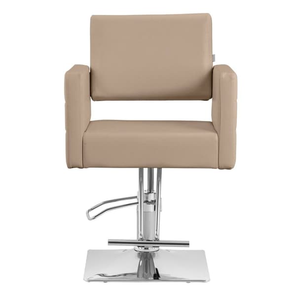 physa - Frisörstol Ribbleton med fotstöd - Sitthöjd 45–55 cm - 150 kg - Beige