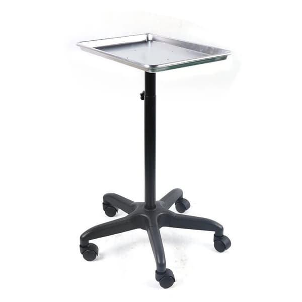 Salongsvagn, Justerbar Höjd 64-108 cm, Hållbar Aluminiumkonstruktion,Silver