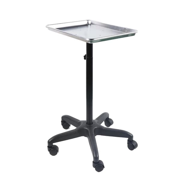 Salongsvagn, Justerbar Höjd 64-108 cm, Hållbar Aluminiumkonstruktion,Silver