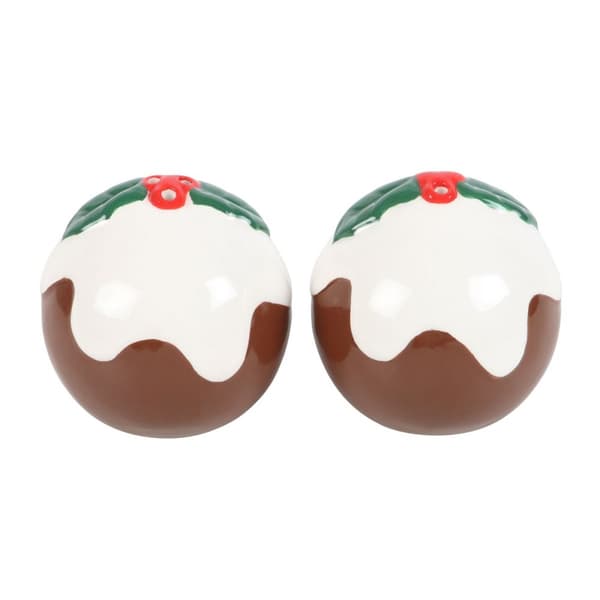 Something Different Salt- och pepparbestick med julpudding