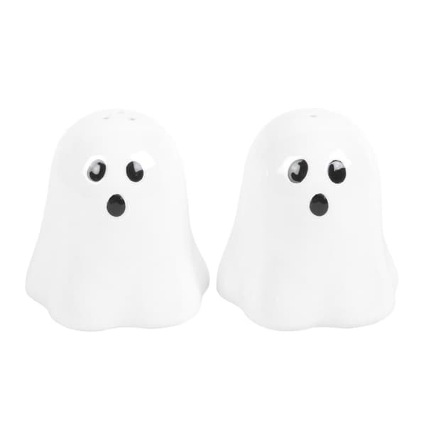 Something Different Salt- och pepparbestick Ghost Halloween White One Size