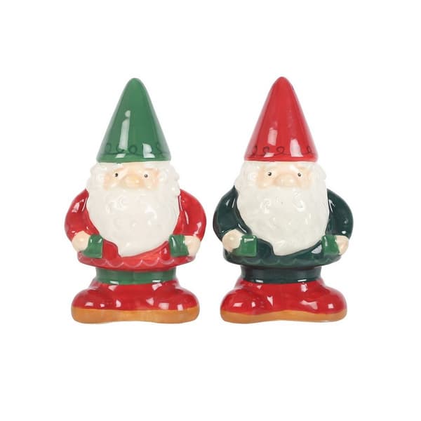 Something Different Gnome Salt- och pepparbestick Red/Green/White One Size