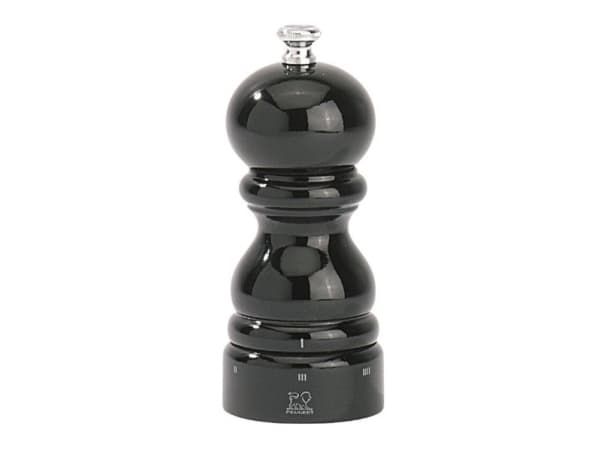 Saltkvarn Peugeot Paris 12 cm Bok Trä Svart lack,1 st