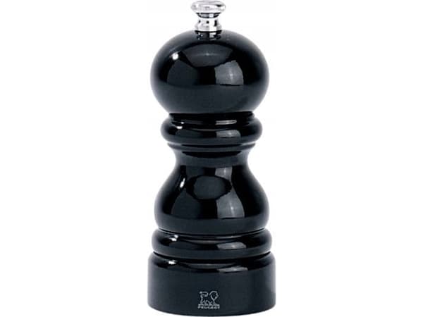 Saltkvarn Peugeot Paris 12 cm Bok Trä Svart lack,1 st