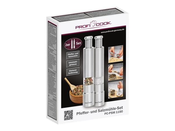 ProfiCook PC-PSM 1160 - Salt- og pepperbøssesett - 2 stk.