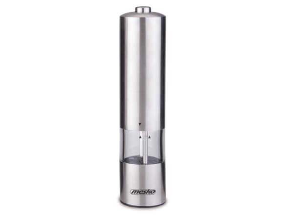 Mesko | Electric Pepper mill | MS 4432 | Power supply: 4 x batteries type AA | Stainless steel