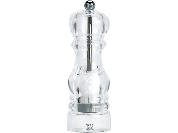 Peugeot Nancy, Saltkvarn, Transparent, Akryl, Kolstål, Salt, 180 mm