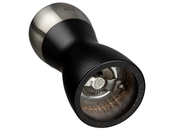 Peugeot Fidji, Saltkvarn, Svart, Rostfritt stål, Trä, Rostfritt stål, 120 mm