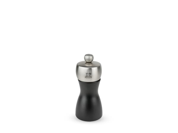 Peugeot Fidji, Saltkvarn, Svart, Rostfritt stål, Trä, Rostfritt stål, 120 mm