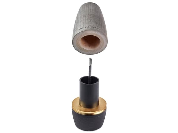 Cole & Mason H322015, Musta, Harmaa, Puu, Suola, 135 mm