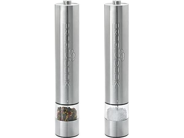 ProfiCook PC-PSM 1031 - Pepper- og saltkvern - rustfritt stål / svart