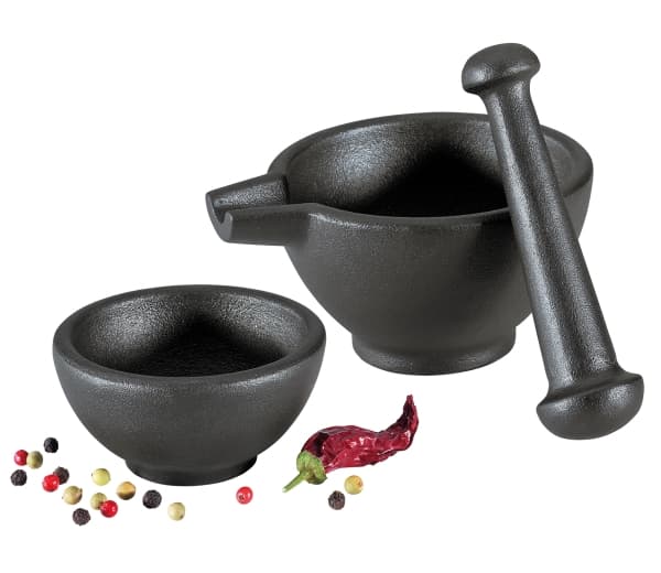 Zassenhaus 076073, Salt- og pepperkvern, Sort, Støpejern, 100 mm, 1,54 kg, 6 cm