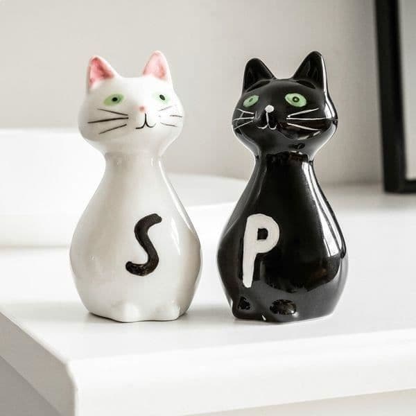 Duo salt peppar par katter original salt och peppar shaker