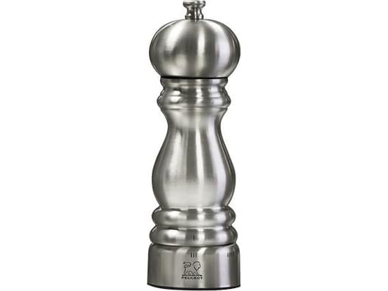 Peugeot Paris Chef, Suolamylly, Ruostumaton teräs, Ruostumaton teräs, 180 mm