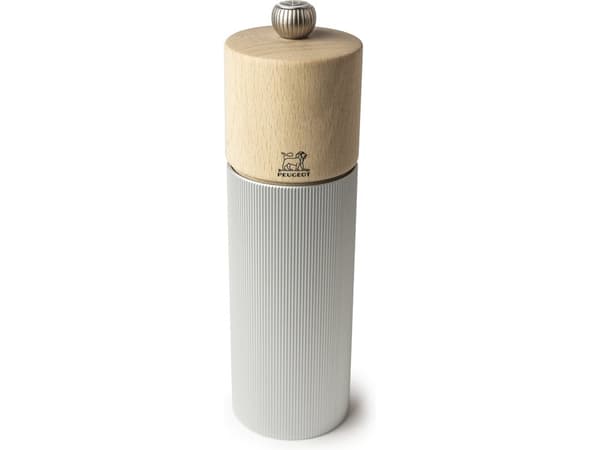 Peugeot Line saltkvarn i trä/aluminium 18 cm natur (42625S18)