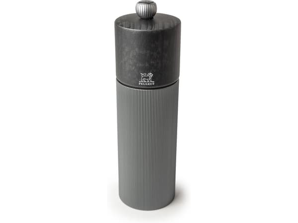 Peugeot Line Dark pepper mill, 18 cm, wood/aluminum