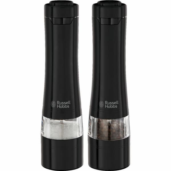 Russell Hobbs Salt & Pepper Mill Keramisk stålværk Sort stål