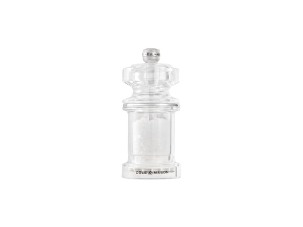 Cole & Mason 675, Saltkvarn, 675 ml, Transparent, Akryl, Rostfritt stål, Keramiska, Salt