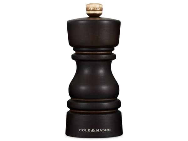 Cole & Mason London, Pepparkvarn, Choklad, Trä, Bokträ, Kolstål, Peppar, 58 mm