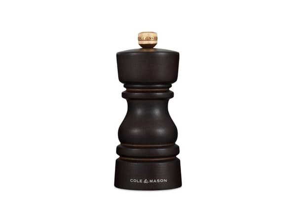 Cole & Mason London, Pepparkvarn, Choklad, Trä, Bokträ, Kolstål, Peppar, 58 mm