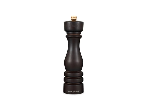 Cole & Mason London, Salt grinder, Chocolate, Wood, Beechwood, Ceramic, Salt, 58 mm